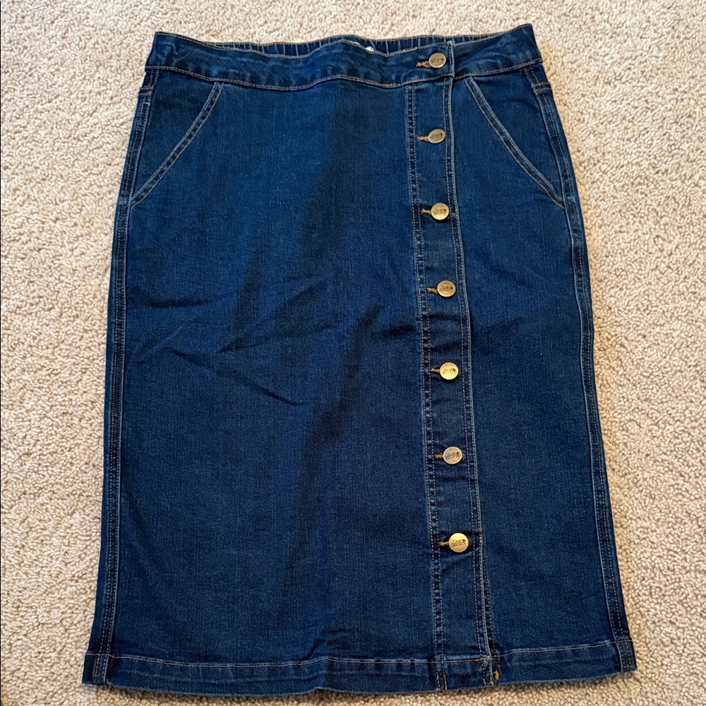 Skirt Society Denim Pencil Skirt